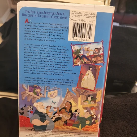 Walt Disney Classic Pocahontas II VHS movie